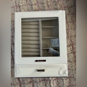 White Jewelry Organizer Box with 4 draws
